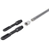 Hoppes Gun Cleaner For All Gauges Of Shotguns Cleaning Rod With Ball Bearing Swivel Handle  - 3 Pieces Aluminium #hpsgu