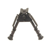 Harris Steel W Alloys Benchrest 6 To 9  Inches Swivel Bipod - Anodized Black #hs-br