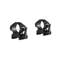 Hawke 23011 Precision Steel Scope Rings 1 Inch Medium Lever