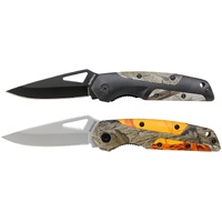 Imperial Schrade 4 Inch Overall Snowblind Linerlock Clip Folder Knife Combo - 2pc #impcom11cp