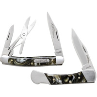 Imperial Schrade Outdoor Camping Folding Combo Pocket Knife - Two-piece #impcom1cp
