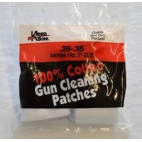 Kleenbore P202 Cotton Gun Cleaning Patches 1.75 Inch For .27 To .35 Caliber
