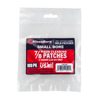 Kleenbore P200 Smallbore Cotton Patches 100 Pack 7/8 Inch