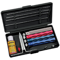 Lansky Controlled Angle Precision Knife Sharpening Kit Guided System Standard - 4 Stone #llkunv