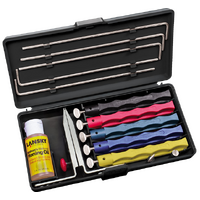 Lansky Deluxe Easy Use 5 Controlled Angle Precision Knife Sharpening Kit System - 5 Stone Durable #llkclx