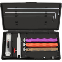 Lansky Diamond Std Controlled Angle Precision Knife Sharpening Kit System - Three Stone #llk3dm