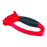 Lansky Quick Edge Deluxe Edge - Easy Grip Carbide Pull-through Style Knife Sharpener - Safety Thumb Rest W Overmoulded Handle #llstcn