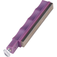 Lansky Coarse Diamond Surface Sharpening Hone Stainless Steel - Purple Ergonomic Plastic Housing #lldhcr