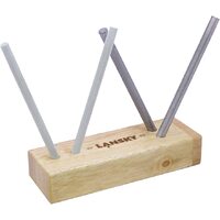 Lansky Diamond Ceramic 4 Rods Knife Sharpening System Medium Fine - Turn Box Synthetic Natural #ltb2d2c