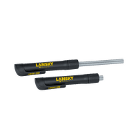 Lansky 3-sided Diamond Pen Sharpens Small Pocket Knives Serrated Blades Fish Hooks Sharpener - 5 Inches Black #ldrod1