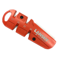 Lansky C Sharp Portable All Ceramic Sharpener Excellent Top-selling Quadsharp - Red Durable Metal Casing #lcsharp