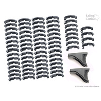 Larue Lt711-708-Blk Handstop Indexclip Combo 74 Pcs Black