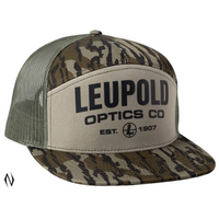 Leupold Le186779 7-Panel Hat Mossy Oak Bottomland Camo
