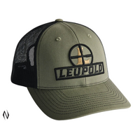 Leupold Le186787 Reticle Trucker Cap Loden Black Snapback