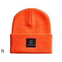 Leupold Le186968 Cuffed Beanie Blaze Orange Acrylic Knit