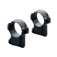 Leupold Ring Mount Ruger M77 1 Inch Medium Matte - Steel #le170351