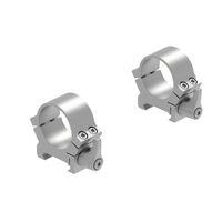 Leupold Qrw2 1 In Weaver Style Riflescope Mounting Rings - Silver #le174066