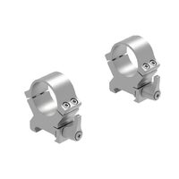 Leupold Qrw2 Quick Release Weaver Style 1 In Rings - High Silver #le174072