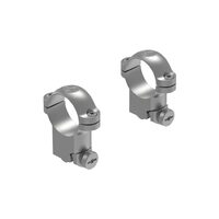 Leupold Ringmount Ruger M77 1in High Quality Steel - High Silver #le49953