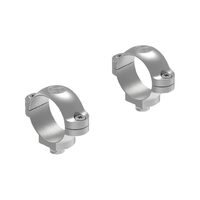 Leupold Quick Release 1in Rings High Quality Steel - Low Silver #le49972