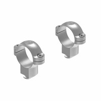 Leupold Dual Dovetail 1 In Rings High Silver - Steel #le51730