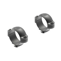 Leupold Rugged Dual Dovetail 1 Inch Rings Super Low Steel - Matte #le60629