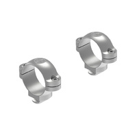 Leupold Dependable Dual Dovetail 1 Inch Rings Low Silver - Steel #le52313