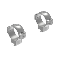 Leupold Dependable Dual Dovetail 1 Inch Rings Medium Silver - Steel #le52323