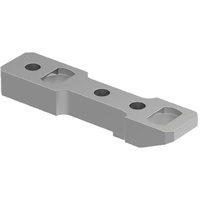 Leupold Handgun Base 1 Piece Dual Dovetail Freedom 83 Silver - Steel #le53568