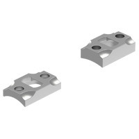 Leupold Hunting Shooting Gun Mount Dual Dovetail Bases Steel Win 70 Silver - 2 Pieces Silver #le57286
