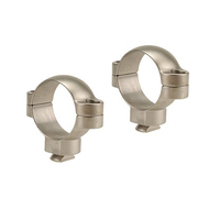 Leupold Dual Dovetail 30mm Rings High Silver - Steel #le57314