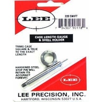 Lee Precision 90118 Perfect Case Length Gauge With Shell Holder For .220 Swift