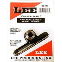 Lee Precision 90443 300 Aac Blackout Case Length Gauge And Shell Holder
