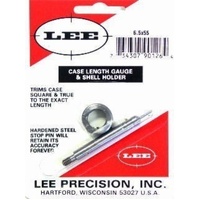 Lee Precision 90126 Case Length Gauge With Shell Holder For 6.5x55 Se