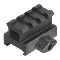 Leapers Utg Mnt-rs08s3 Med-pro Compact Riser Mount 0.83 Inch High 3-slot