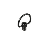 Leapers Utg Tl-qdsw08b Standard Push Button Qd Sling Swivel With 1.25" Loop