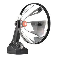 Lightforce Halogen Handheld Light Lamp 240mm Hid 50w Enforcer Curly Cord 4200k Spotlight - Black #ef240hid