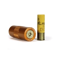 Lyman Ammo Checker Single Calibre Reloading Chamber Tool - 20ga Solid Aluminium Orange #ly-ac20g