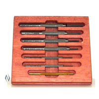 Lyman Ly-Gps Gunsmith Punch Set 7-Piece Steel Brass Hardened Tips Hardwood Case