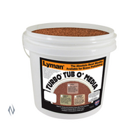 Lyman Ly-Tnm18 Tufnut Plus Tumbling Media 18 Lb Jumbo Tub Walnut Red Rouge Polish