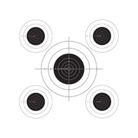 Lyman Shooting Accessories Auto Advance Rimfire Calibres Target Roll Bullseye 27 Targets - 50' Target Roll Black #ly-btr