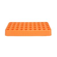 Lyman Custom Fit Loading Block Reloading Tray Durable Polymer - .445 Inches 50 Rounds Orange #ly-cflb445