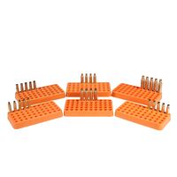 Lyman Custom Fit Loading Block Reloading Tray Durable Polymer - .530 Inches 50 Rounds Orange #ly-cflb530
