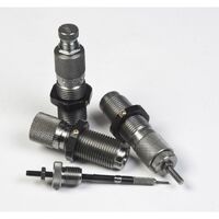 Lyman 3 Die Deluxe Rifle Set Standard Neck Full Length Sizing Bullet Seating Die - .243 Win Cal Sliver #ly-243d