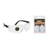 Lyman Shooting Glasses Perfect Eyepal Handgun Sight Kit Durable Handy Case - White Black #ly-epalh