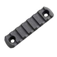 Magpul M-lok Polymer Rail Section 7 Slots Magpul Beveled Ends - Black #mag591-blk