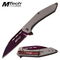 Mtech Wharncliffe Fine Edge Blade Manual Folding Knife - 7.75 Inches Overall #mt-1052Gp