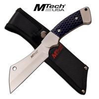 Mtech Wharncliffe Satin Hunting Fixed Blade Knife - 8 Inches Overall #mt-20-82Bl