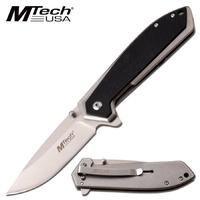 Mtech Drop Point Manual Folding Knife - Ball Bearing Pivot #mt-1068sw