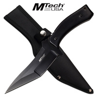 Mtech Tanto Fine Edge Fixed Blade Tactical Knife - 11 Inches Overall Full Tang #mt-20-88Bk